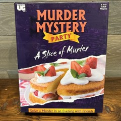 Murder Mystery Party A Slice Of Murder Game 6-8 Adult Players University Games