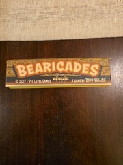 Bearicades Survival of the Forest Strategy Card Game by 9th Level Games, EUC