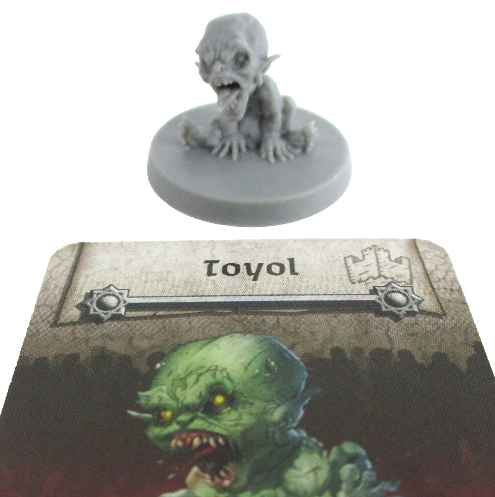 ZOMBICIDE: White Death Frozen Fortress TOYOL Mini & Card NEW!!