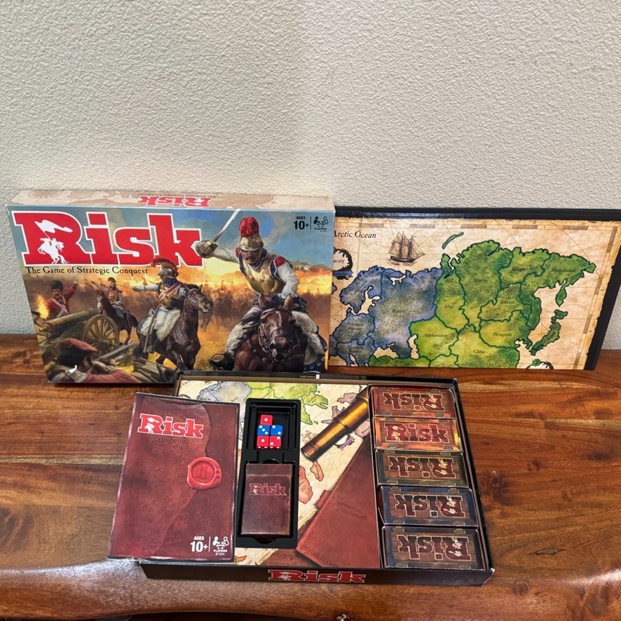 Risk The Game of Strategic Conquest Hasbro Gaming Complete