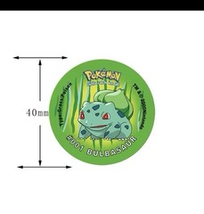Pokemon Tazos Pogs 160 pcs 1st Generation Strokes Box 3D Round Square Collection