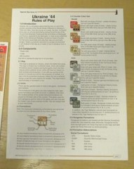 MMP 2012 – Ukraine ’44 – Wargame from Special Op Issue #2 (UNPUNCHED) RARE