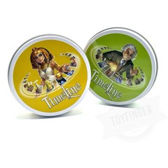2010 Orginal TIMELINE Card Game INVENTIONS + CLASSIC Zygomatic Asmodee ROUND TIN