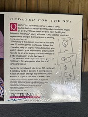 Vintage Pictionary Board Game 1993 “Updated for the 90s” New NOS
