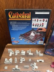 1986 Mattel Cathedral Board Game Strategic Battle Medieval City – Complete