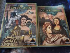The Golden Ages Board Game + Cults and Culture Expansion Stronghold Games 2015