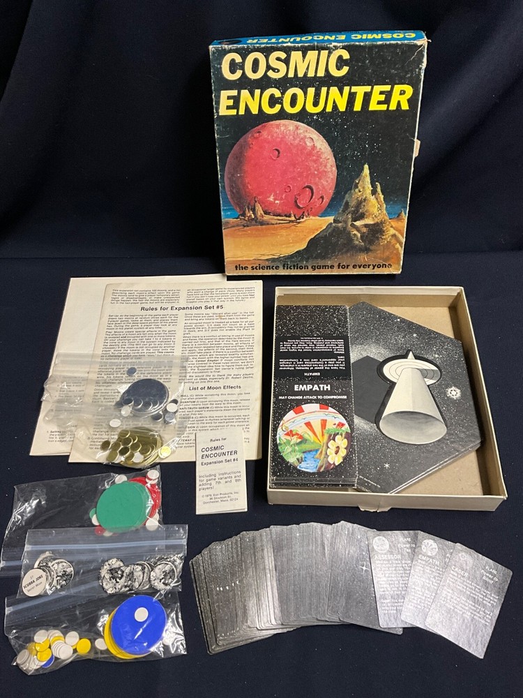 Cosmic Encounter Game 1977 Eon Products Expansions 4 + 5