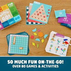 Games On the Go Tin Travel Game Set for Kids Ages 3-6+