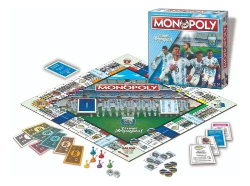 Monopoly Vamos Argentina! Selección Argentina AFA FIFA World Cup 2026 Campeon