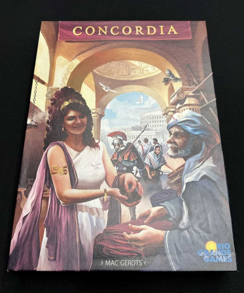 Rio Grande Games Concordia Strategy Board Game Complete Game