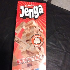 Hasbro Jenga Genuine Hardwood Family Strategy Game Ages 6+ Complete 2019