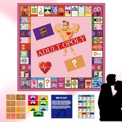 Adult Opoly II Couple Board Game Sex Adult Romance & Love Games for Date Night