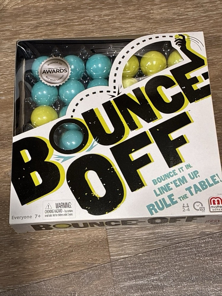 Bounce-Off Game with Bouncing Pattern Challenges (2014) NEW Mattel Games