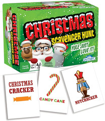 Christmas Scavenger Hunt Game – Includes 220 Cards with Holiday Themed Objects F