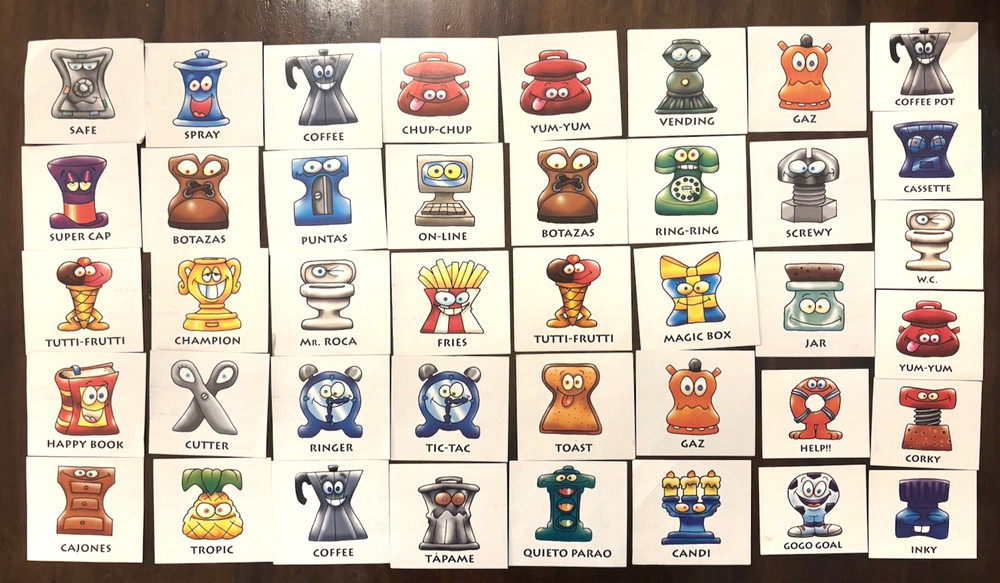 Authentic Gogos Crazy Bones CARDS with alternate names Various Countries