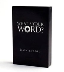 What’s Your Word? 33 Meaningful Question Cards My Intent Self Help New