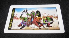 Battle Masters Board Game #4210 1992 ~ Replacement CHAOS ARMY CARD #9