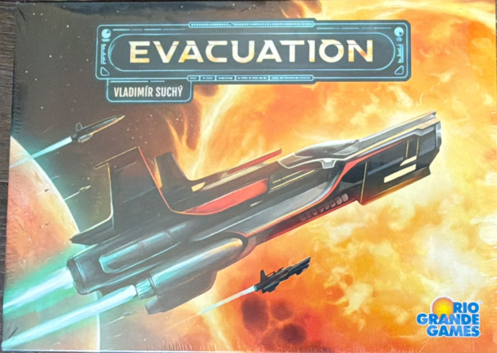 Rio Grande Games Evacuation Board Game Space Complete 1-4 14+ RGG646