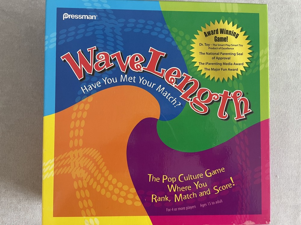 Wavelength Board Game Have You Met Your Match? Complete Open New Pressman 2010