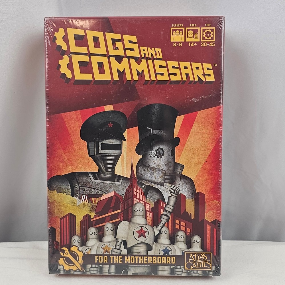 Cogs and Commissars Atlas Games Board Game 2-6 Players Ages 14+ 2018