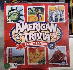 OUTSET 18015 American Trivia Card Board Game