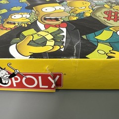 Monopoly The Simpsons Board Game 2001 Preowned Complete