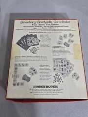 Vintage Strawberry Shortcake Game Basket 1981 with Shortcake pillow