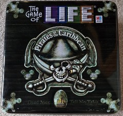 Pirates of the Caribbean The Game of Life Collector’s Edition Tin COMPLETE 2004