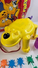 Vintage 1993 Fleas On Fred Tyco Game Tested Missing Pieces Damaged Box Heavy Use