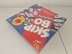 NEW SEALED Skip Bo Deluxe Sequencing Card Board Game Mattel 2001 Family Kids Uno