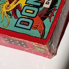 Vintage Dominoes Double Nine Box Set Oriental Dragons Multicolored Dots