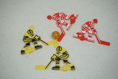 Vintage 1970 Ideal Toy Corp. Sure Shot Hockey Table Top Marble Game