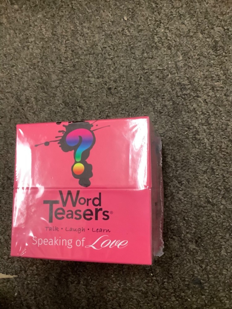 Word Teasers Card Game “Speaking Of Love” Conversation Starters for Couples