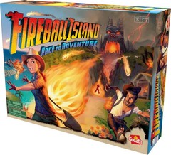 Goliath Fireball Island Game – Unique Board and Components, 2-4 Players Ages 7+