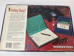 Wordsters Milton Bradley Word Game 1991 