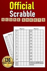 Official Scrabble Score Sheets 130 Pads 6×9 Inches