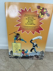 Marvel Comics Super Heroes Giant Game Board Book 1994 By Tormont Missing Pieces