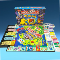Vintage 1999 Pokemon Monopoly Collector’s Edition COMPLETE Nintendo Board Game