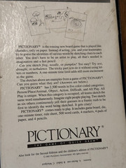 Pictionary 1985 First Edition Board Game Original Box Classic Drawing Game