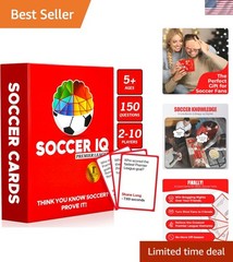 Premier League Soccer Trivia Card Game – 150 Questions for All Ages
