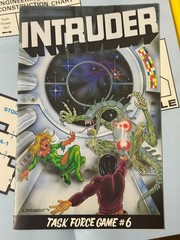 Task Force Games #6 INTRUDER Space Alien Game Solitaire Solo or 2+ players