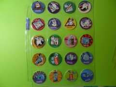 Pogs COCA COLA * Set of 40 * 1995 * Sheets included * Very Nice Set * Coke