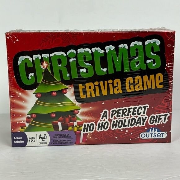 Christmas Trivia Game 2+ Players and Ages 12+ holiday fun family NEW