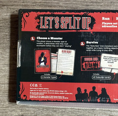 Starlux Let’s Split Up – Outrageous Horror Spoof Party Game – Ages 12+ USED