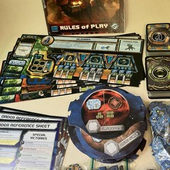 Fantasy Flight Games Starcraft The Board Game Lot Of Parts Only, No Figures