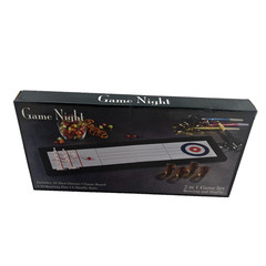 Game Night Tabletop Bowling & Shuffleboard Drinking Game Party Bar Set
