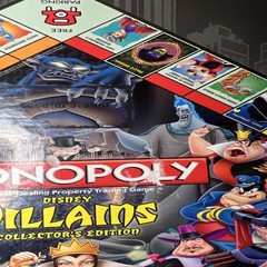 Monopoly Disney Villains Collector’s Edition Board Game 2010 Complete