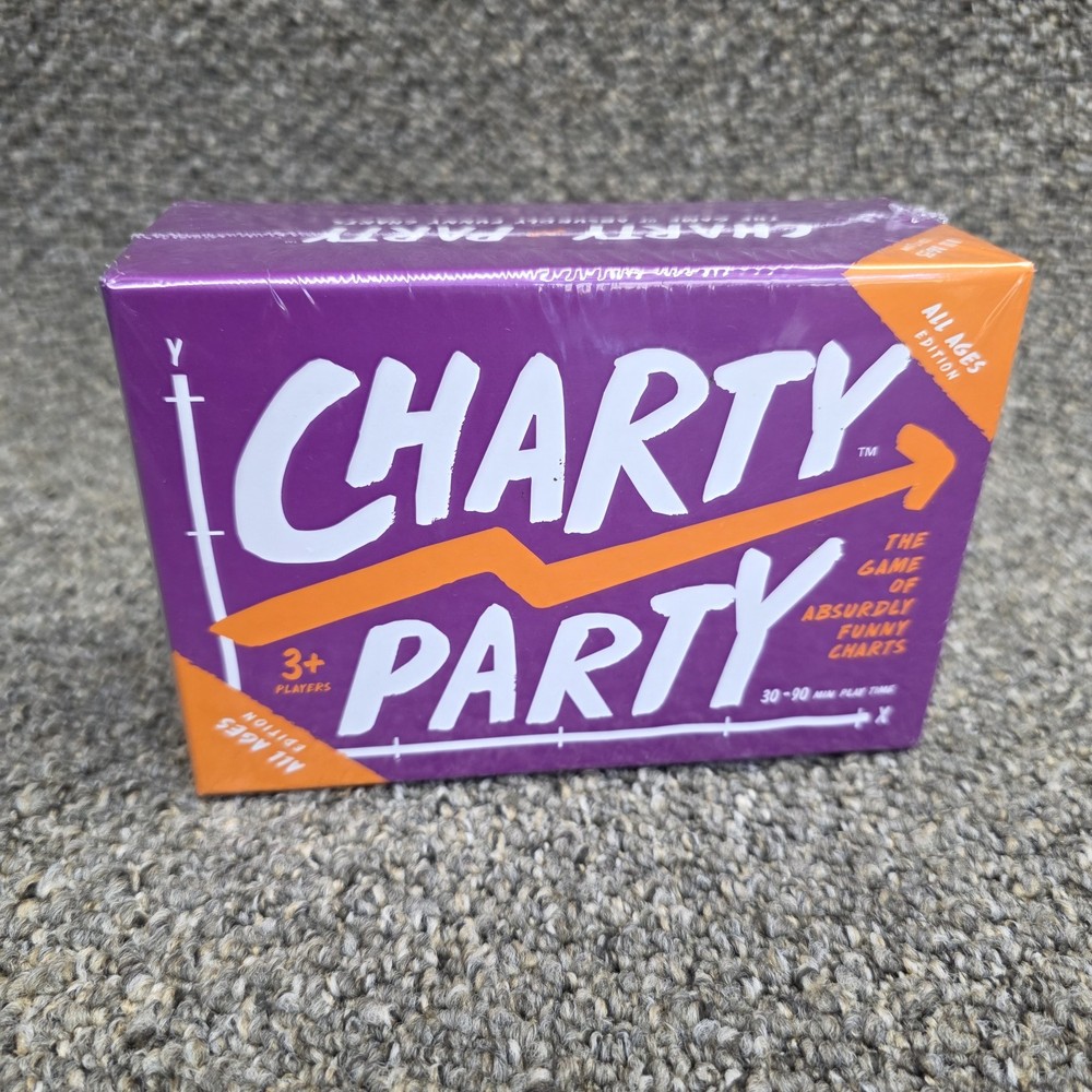 Charty Party! Hilarious Party Game ALL AGES Edition Complete In Box