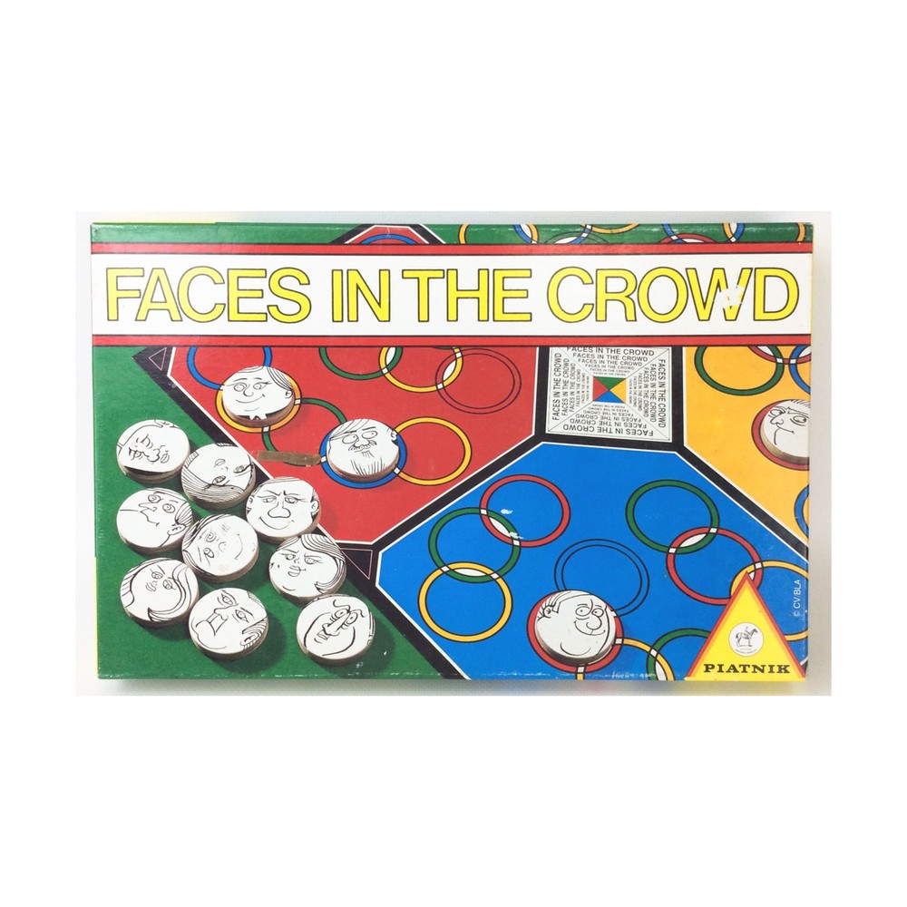 Piatnik Boardgame Faces in the Crowd Box Fair/EX