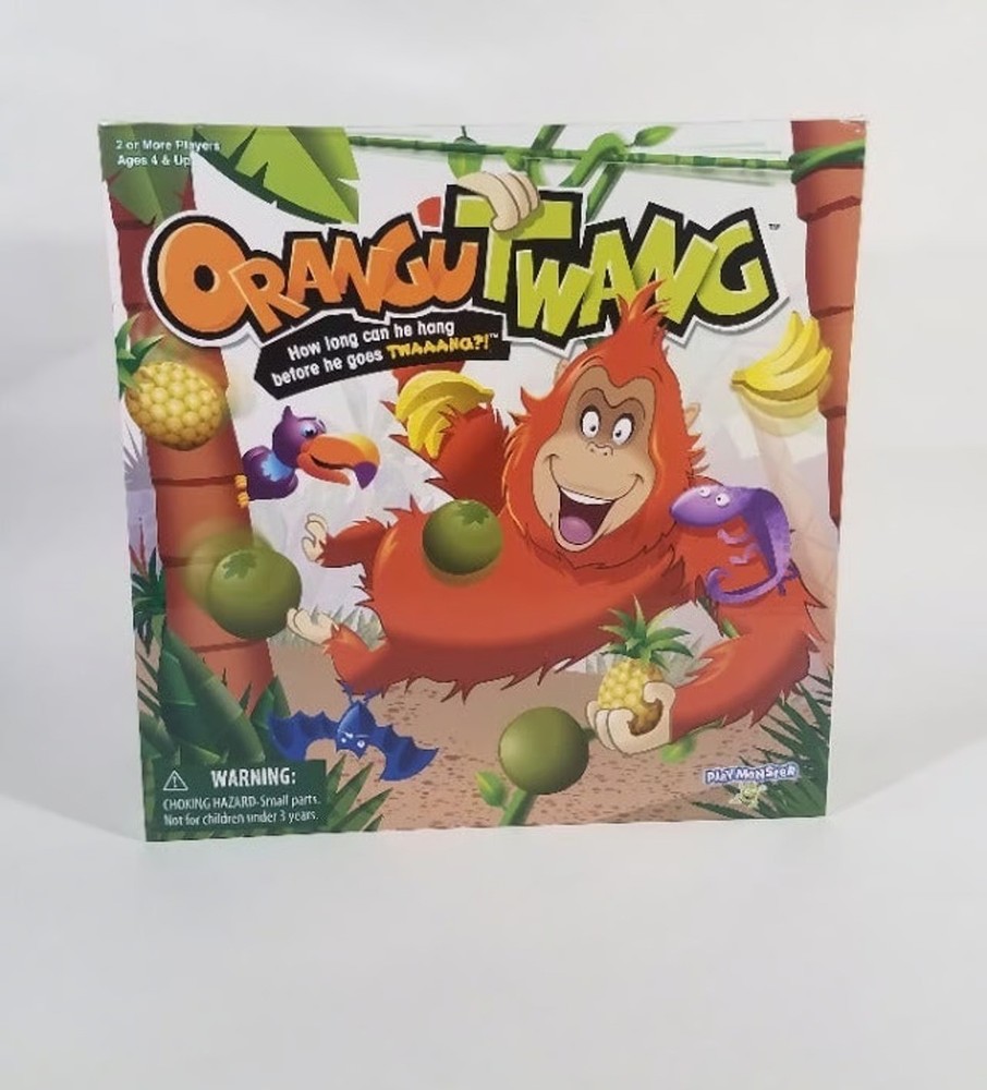 PlayMonster Orangutwang Game – Family Balancing Action Game – Monkey Surprise –